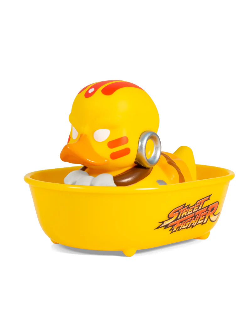 Dhalsim TUBBZ duck figure in yellow Street Fighter display tub