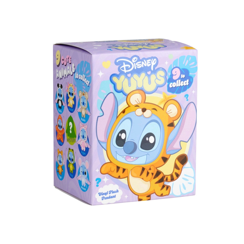 Disney YuYus Stitch plush keychain blind box packaging box artwork
