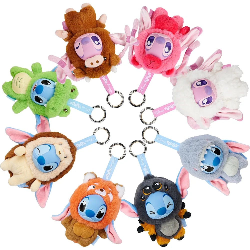 Disney YuYus Stitch Series 2 complete plush keychain assortment