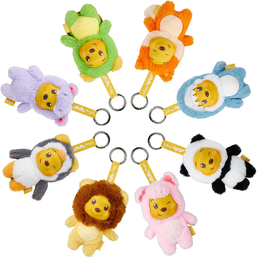 Disney YuYus Winnie the Pooh Series 2 animal costume plush keychain assortment