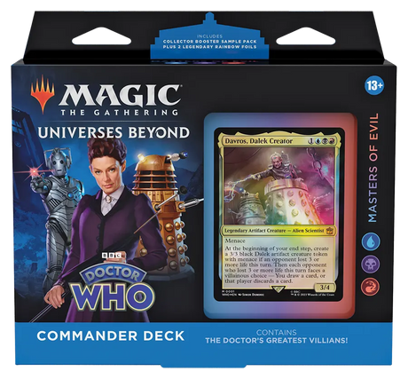 Doctor Who Commander Deck Masters Of Evil - Magic The Gathering