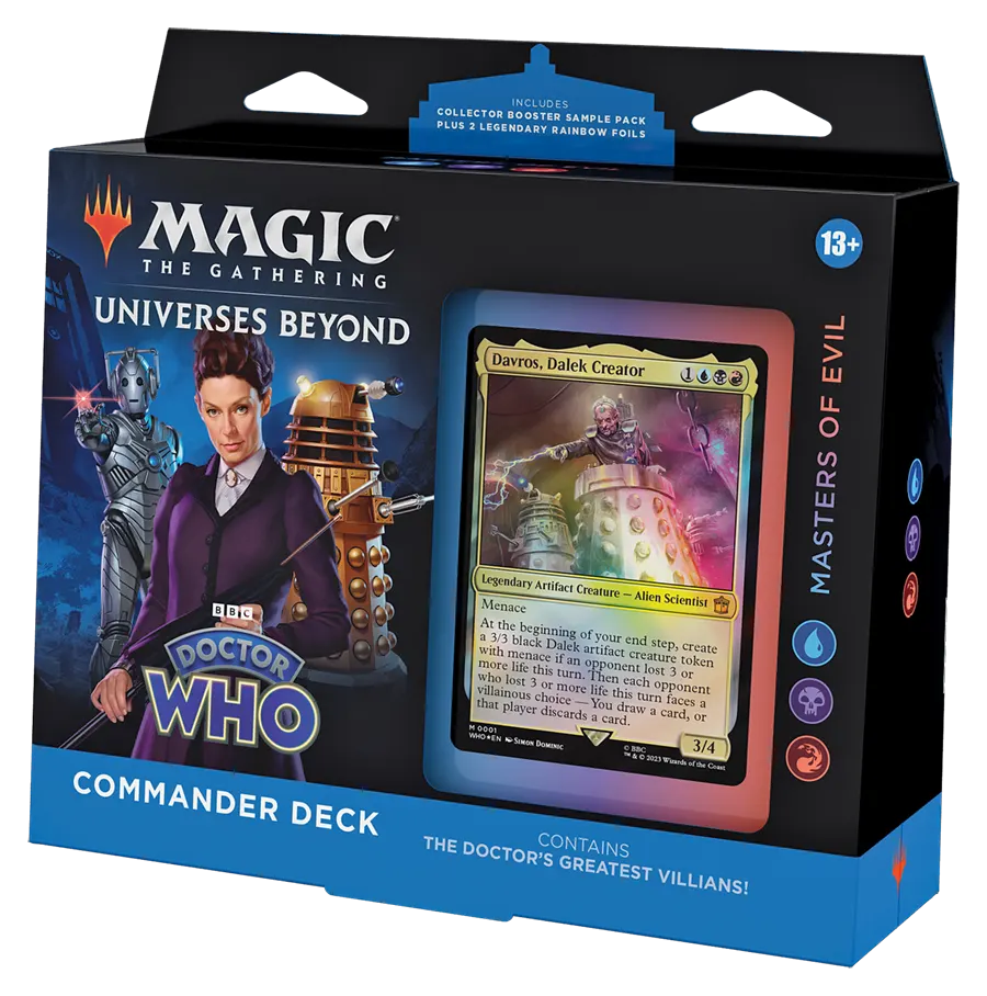Doctor Who Commander Deck Masters Of Evil - Magic The Gathering