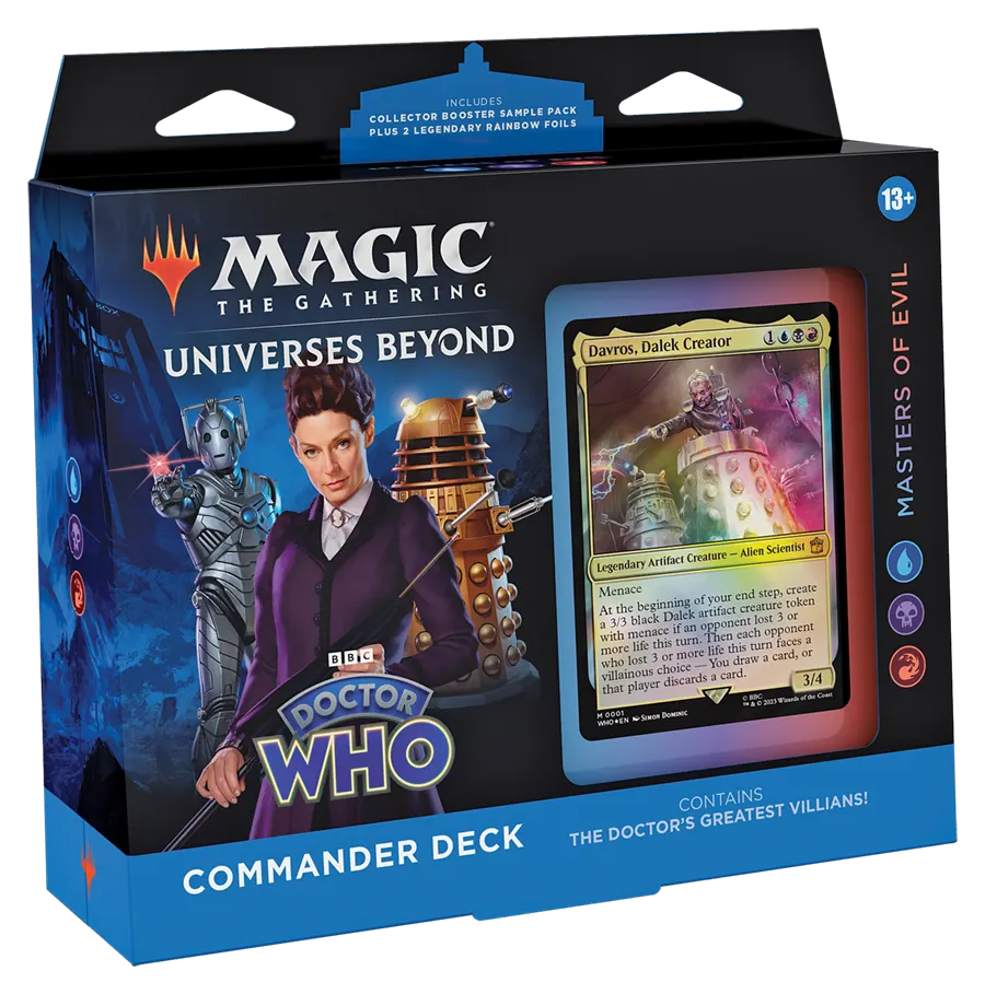 Doctor Who Commander Deck Masters Of Evil - Magic The Gathering