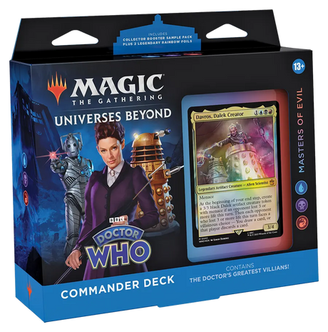 Doctor Who Commander Deck Masters Of Evil - Magic The Gathering