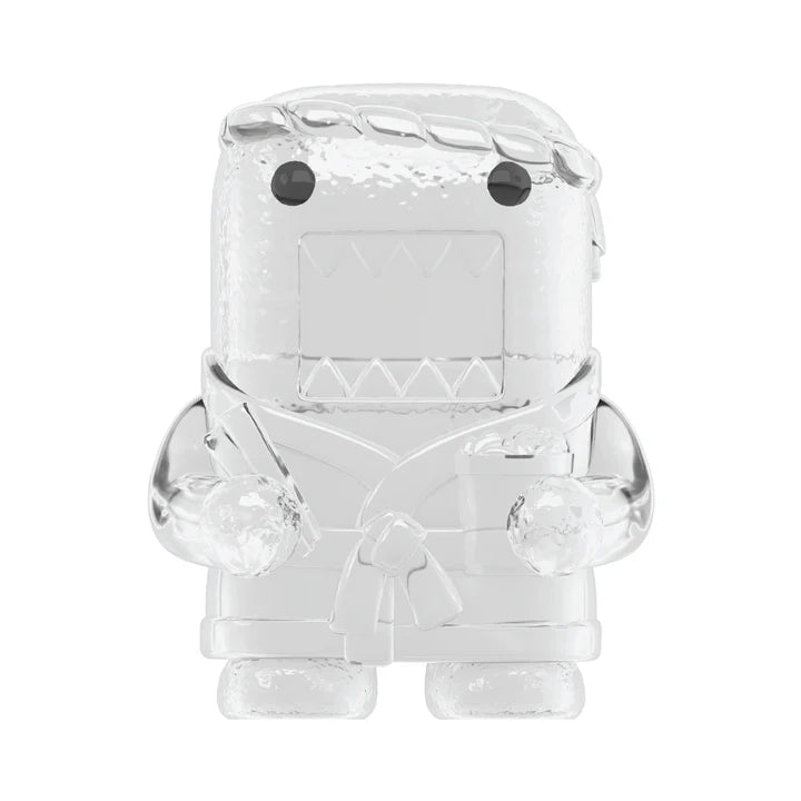 Ultra rare clear Domo standing chase figure from Rokimoto Mystery Blind Cup series