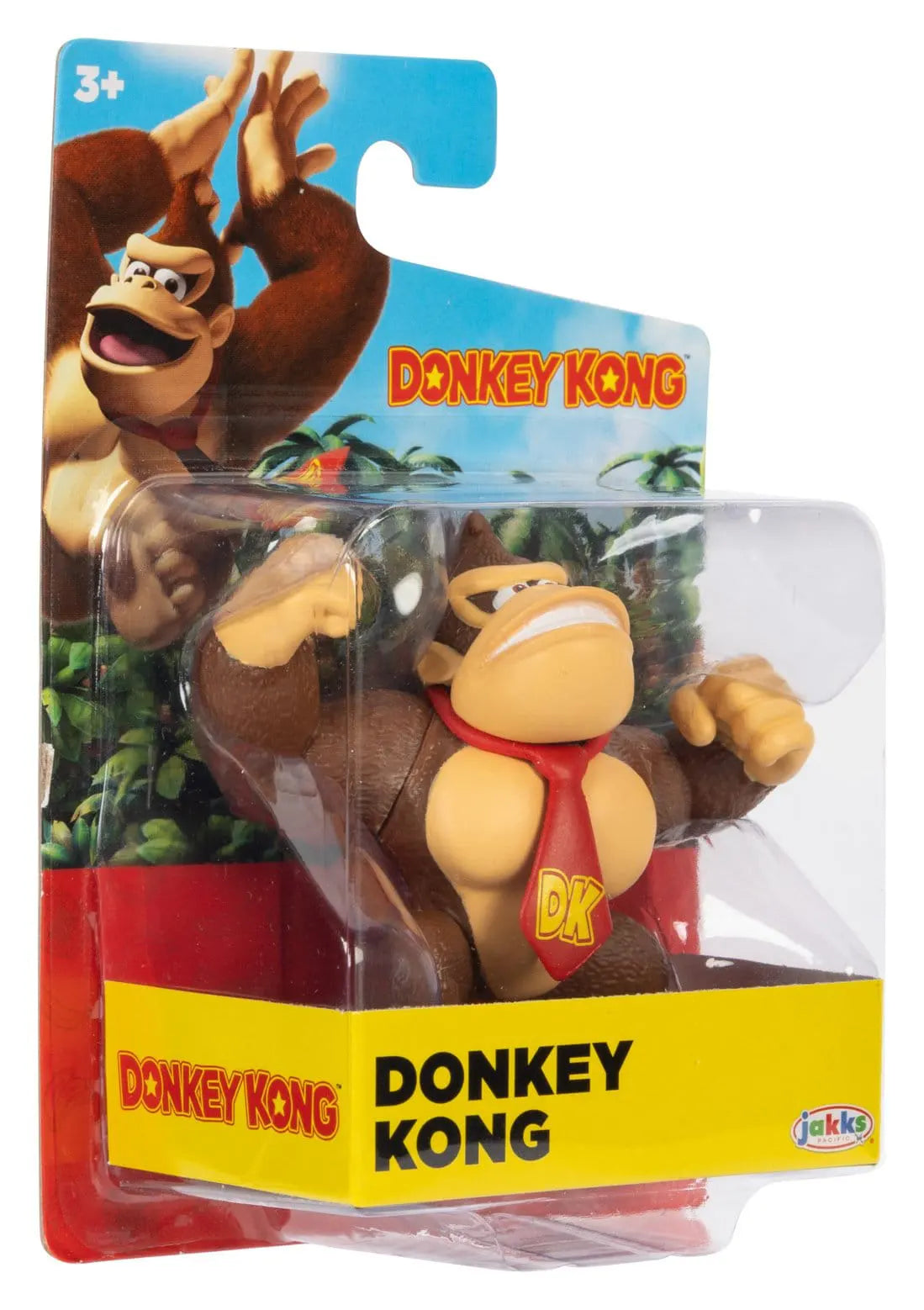 Official Nintendo Donkey Kong action figure in JAKKS Pacific retail packaging