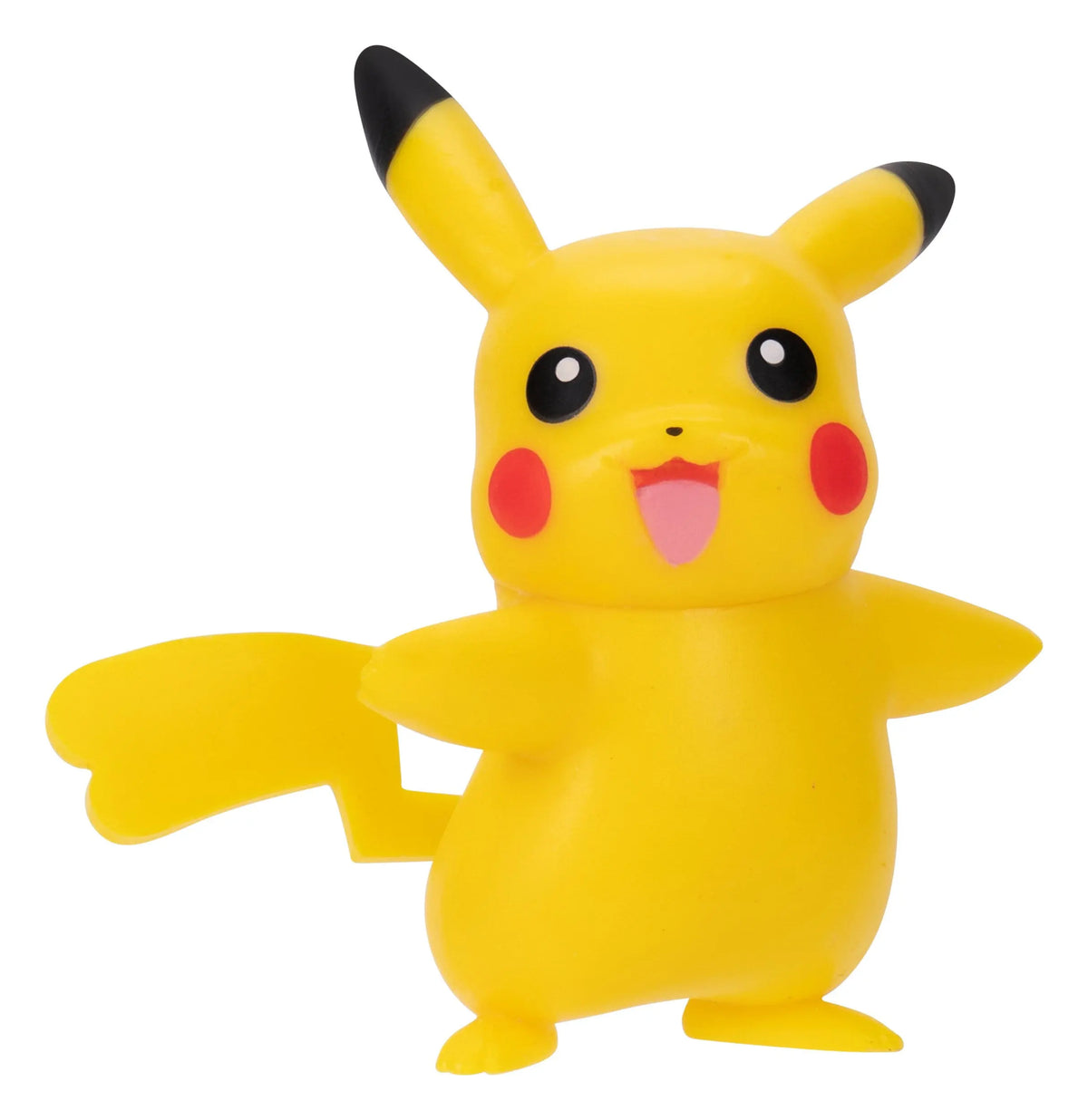Front view of the Pikachu Pokémon Battle Figure.