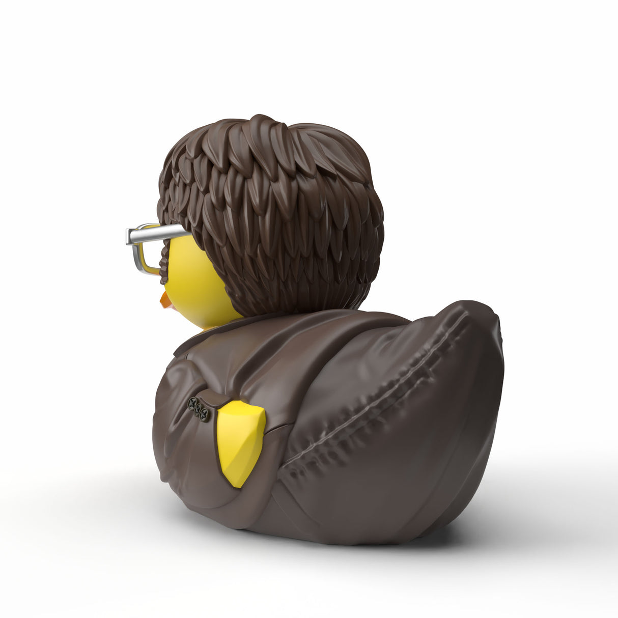 Rear and side view of Dwight Schrute Mini TUBBZ with detailed hair sculpt