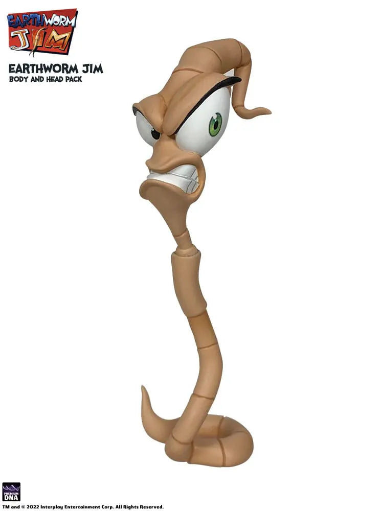 Earthworm Jim worm body accessory close-up