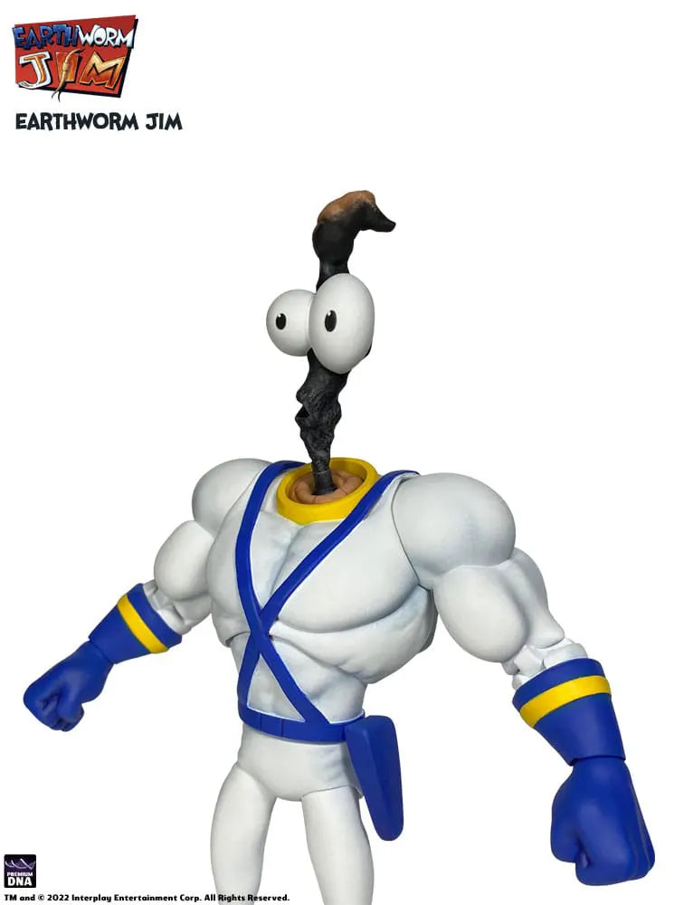 Burned head version of Earthworm Jim figure