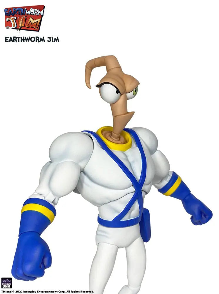 Battle stance of Earthworm Jim