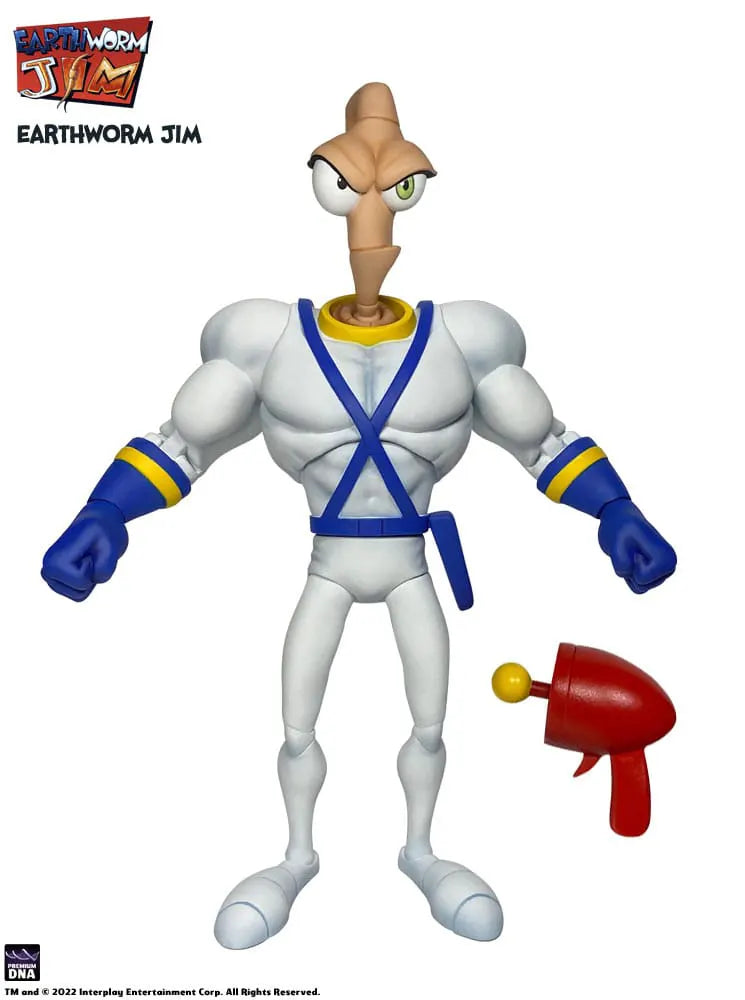 Earthworm Jim and blaster