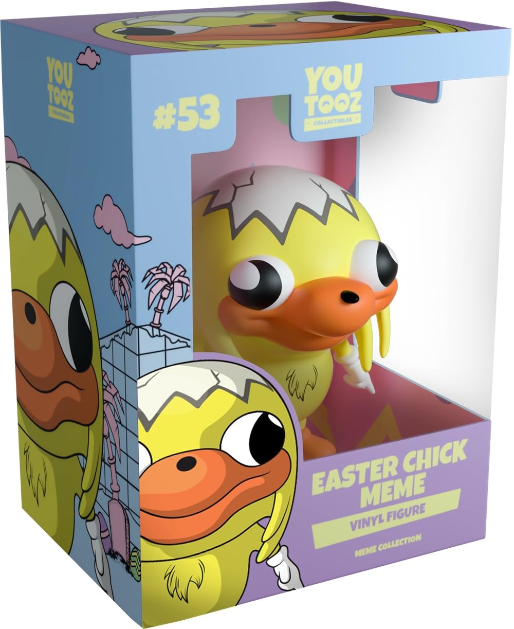 Easter Chick Meme Youtooz vinyl figure displayed in collector box packaging