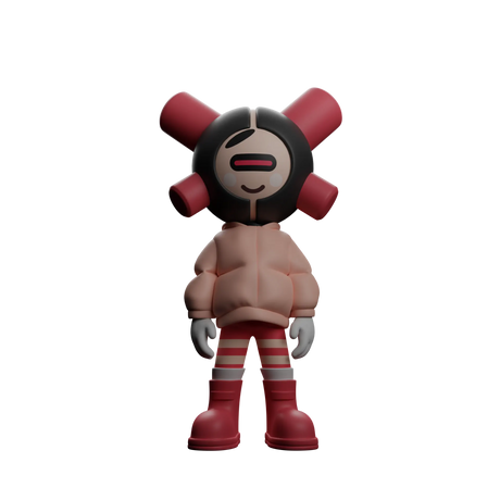 Cherry Lady - EQSO Initial Series Art Toy by PopTerror