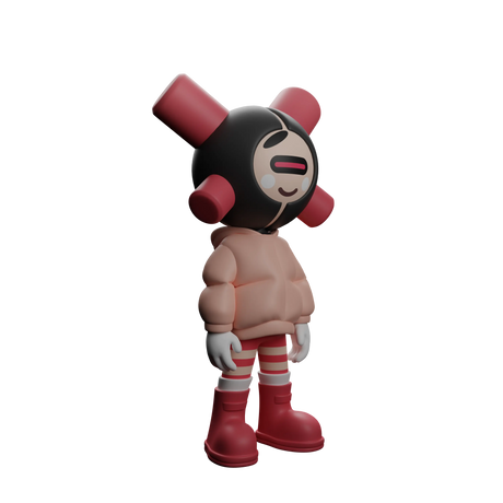 Cherry Lady - EQSO Initial Series Art Toy by PopTerror