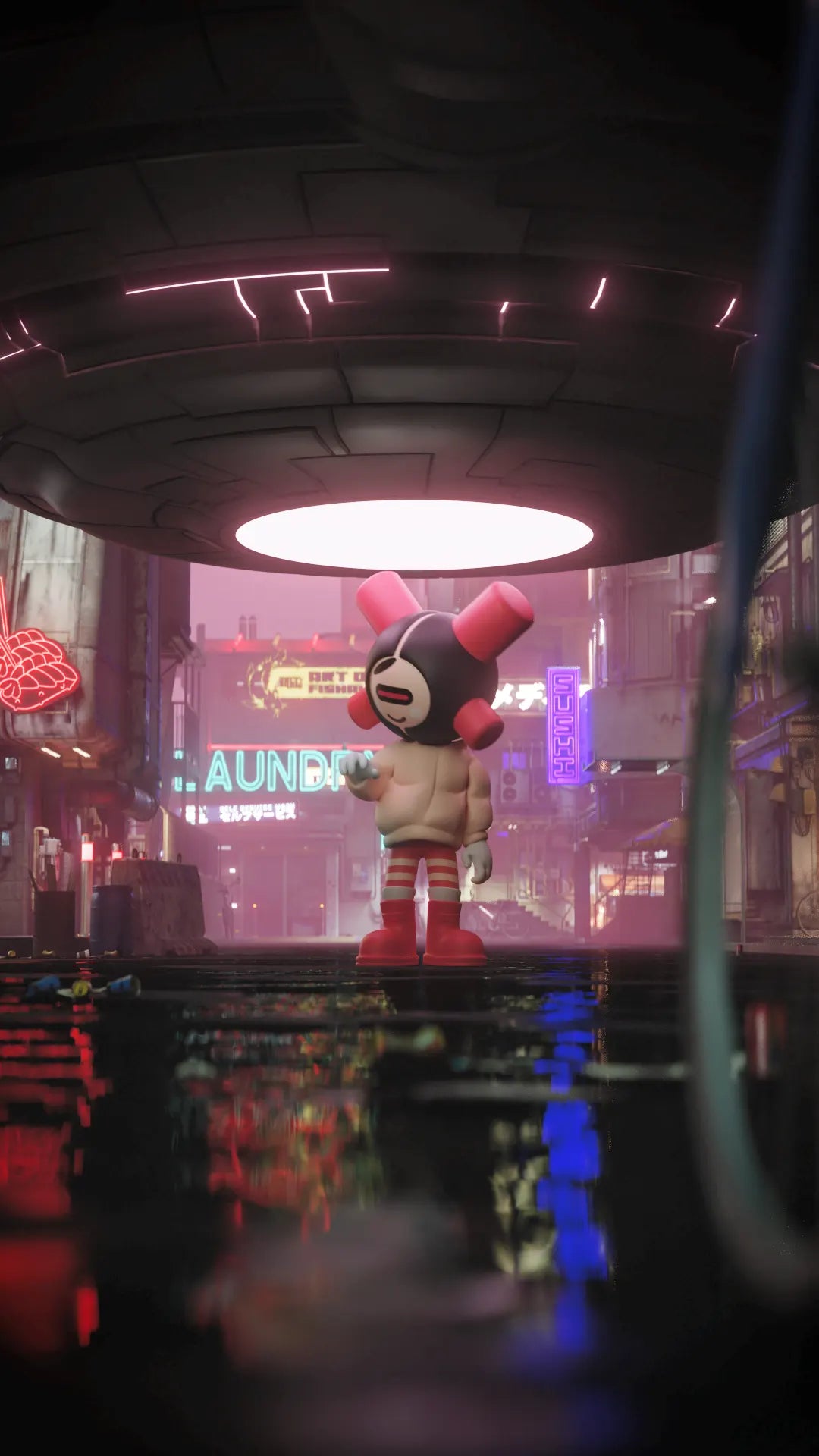 Cherry Lady - EQSO Initial Series Art Toy by PopTerror