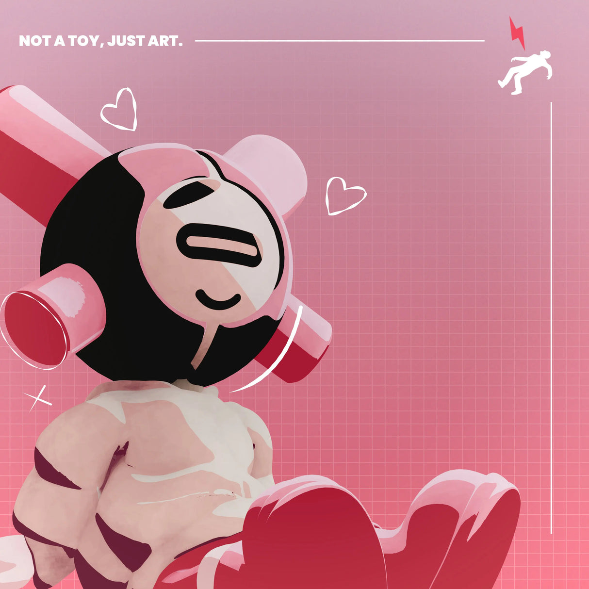 Cherry Lady - EQSO Initial Series Art Toy by PopTerror