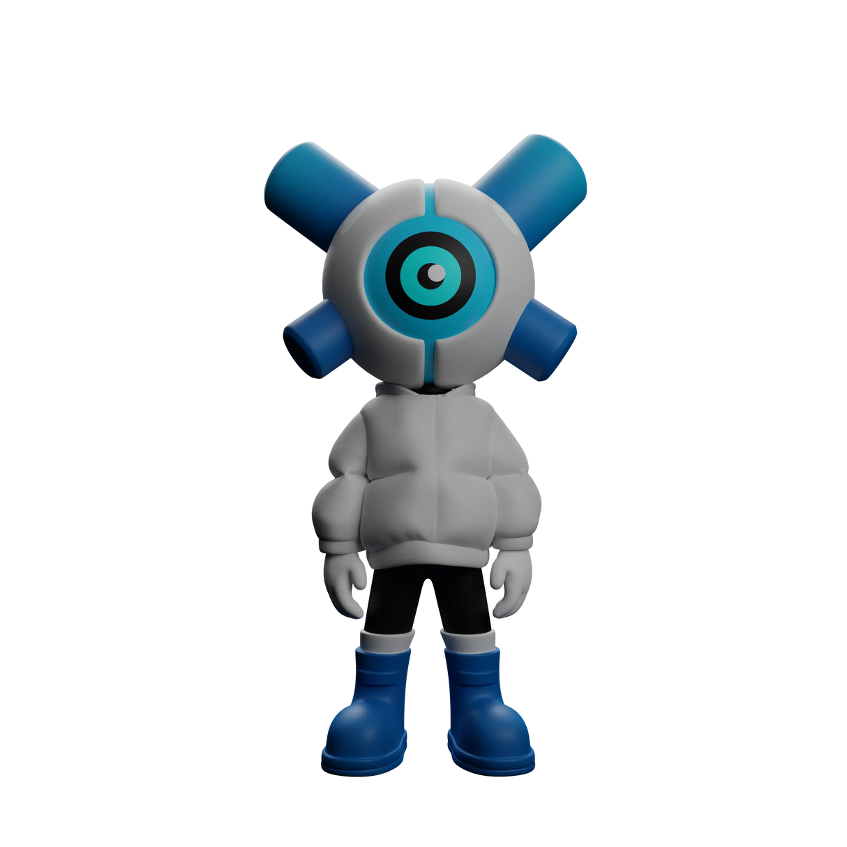 Deep Blue - EQSO Initial Series Art Toy by PopTerror