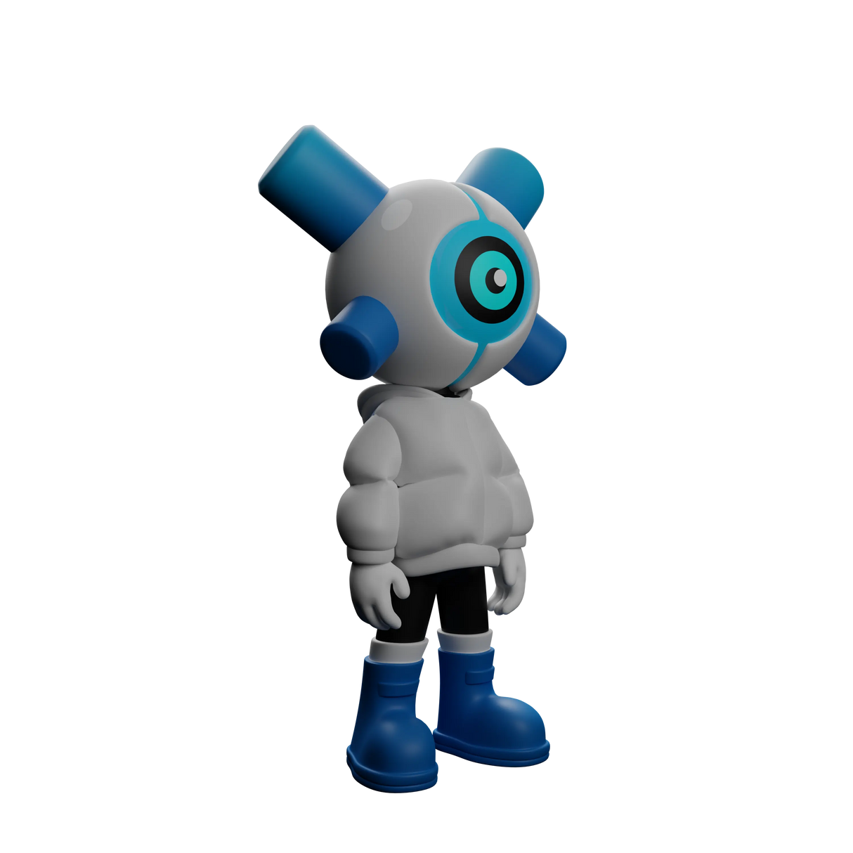 Deep Blue - EQSO Initial Series Art Toy by PopTerror