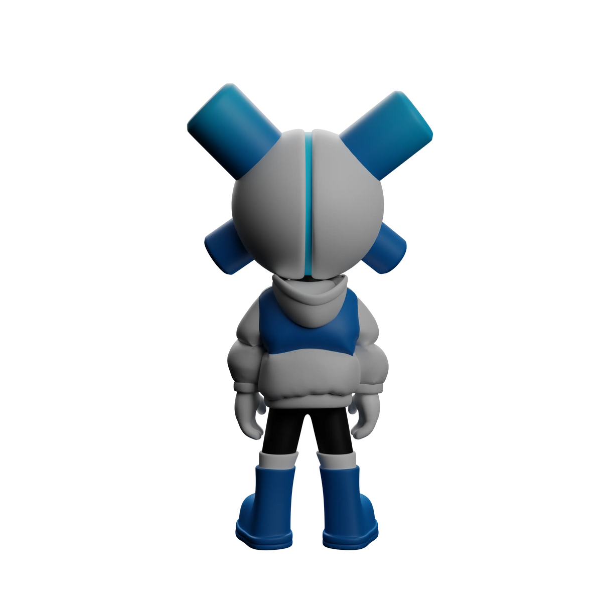 Deep Blue - EQSO Initial Series Art Toy by PopTerror