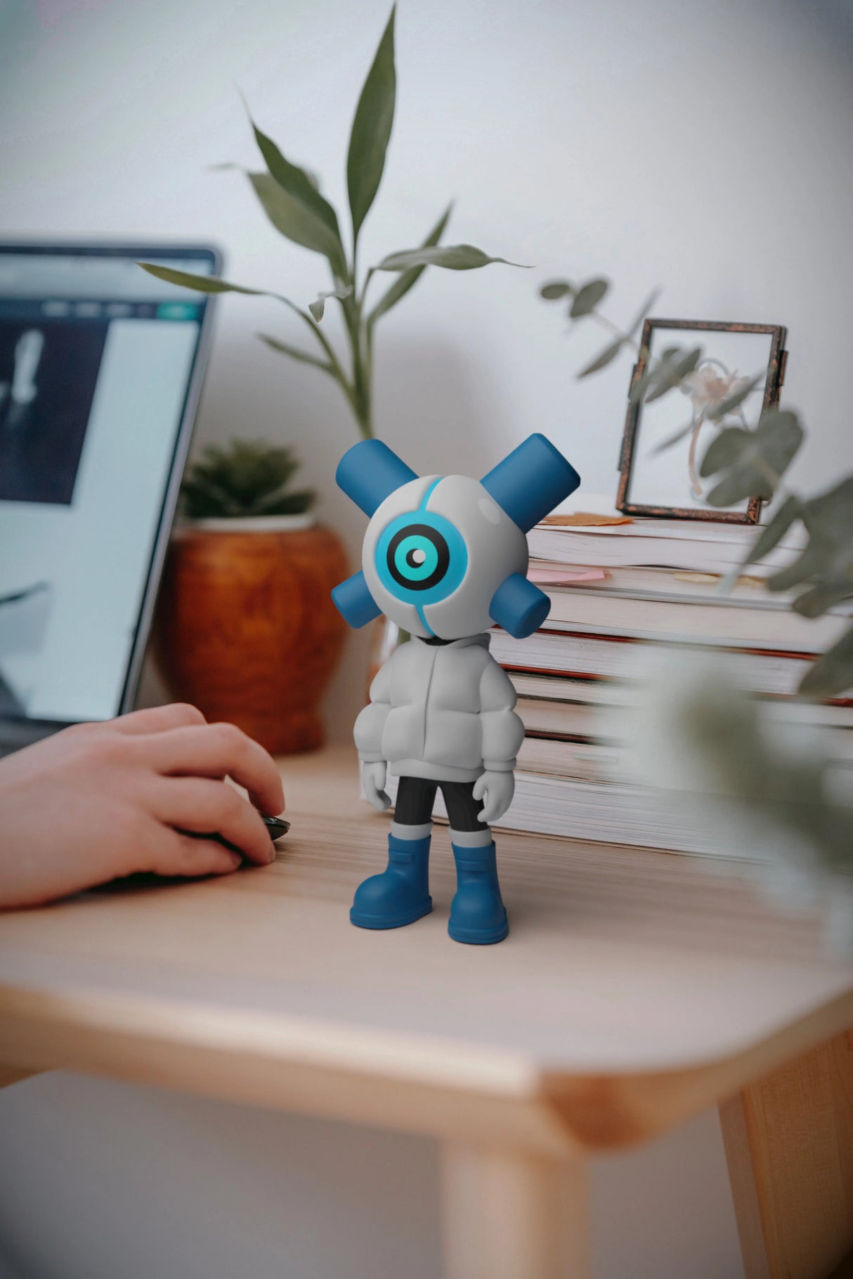 Deep Blue - EQSO Initial Series Art Toy by PopTerror