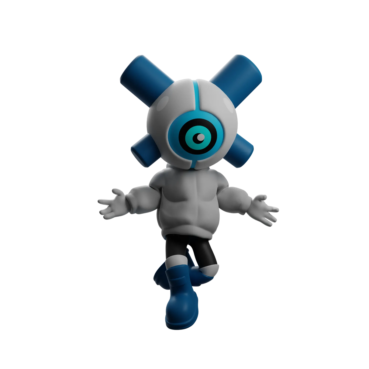 Deep Blue - EQSO Initial Series Art Toy by PopTerror