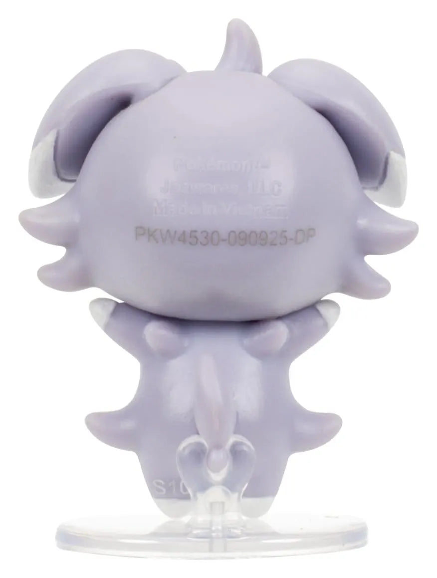 Rear view of the Espurr Pokémon figure.