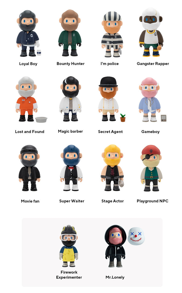 Full collection of Farmer Bob Fact or Opinion Series figures by Finding Unicorn