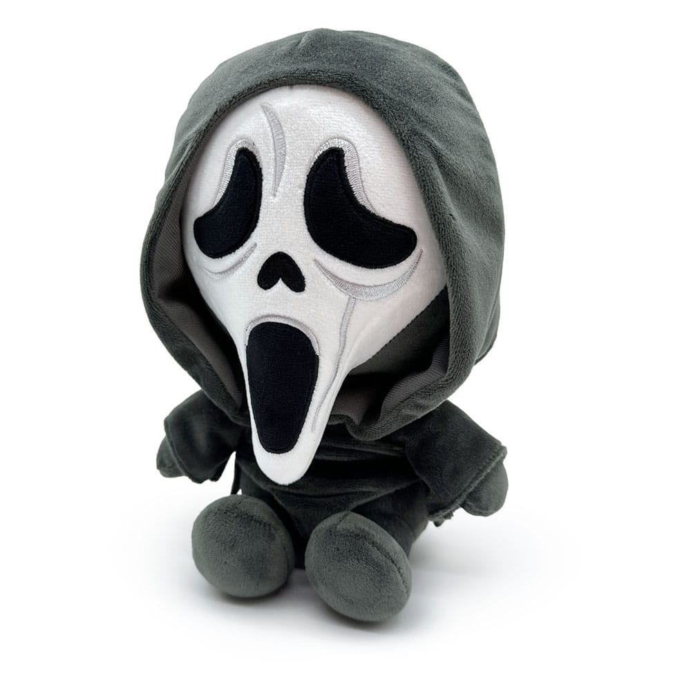 Ghost Face Scream plush close front view seated collectible