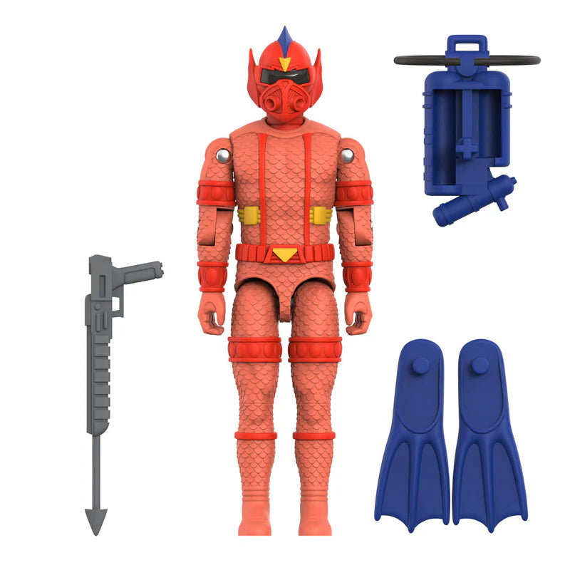 Hydro Viper (Comic) G.I. Joe ReAction+ Figure Wave 07 front view.