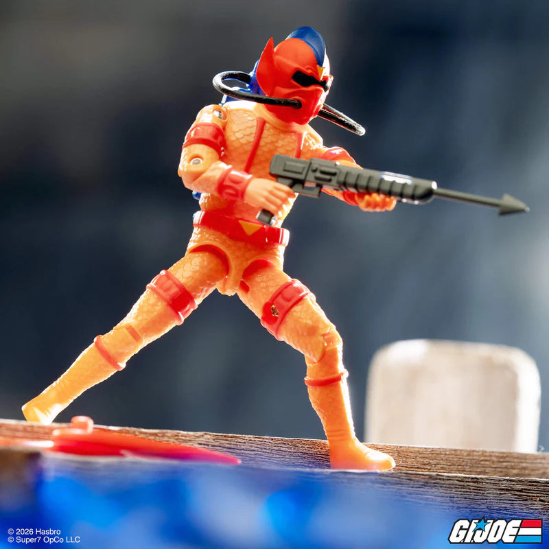 Hydro Viper (Comic) G.I. Joe ReAction+ Figure with underwater combat gear.