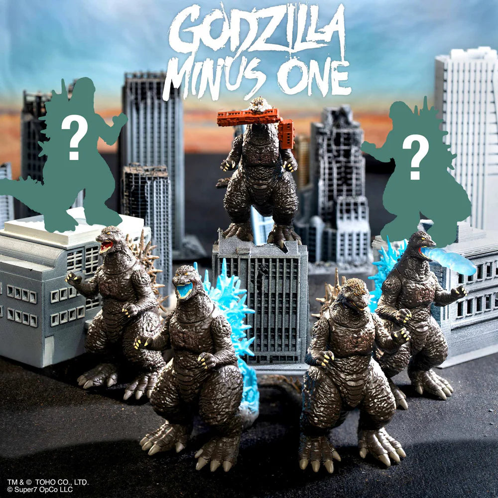 Godzilla Minus One ReAction Wave 08 collection with mystery figures