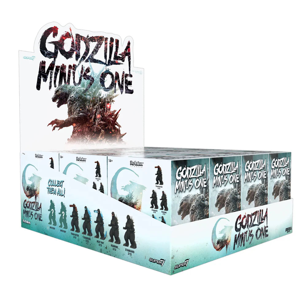 Godzilla Minus One ReAction Wave 08 Blind Box retail display case