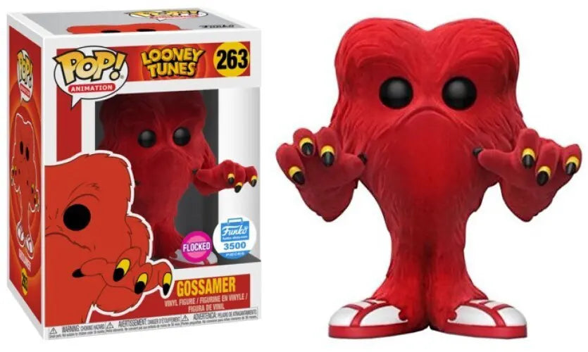 Gossamer 263 *Flocked* Funko Pop! Vinyl Animation Looney Tunes (Funko Exclusive LE 3500)