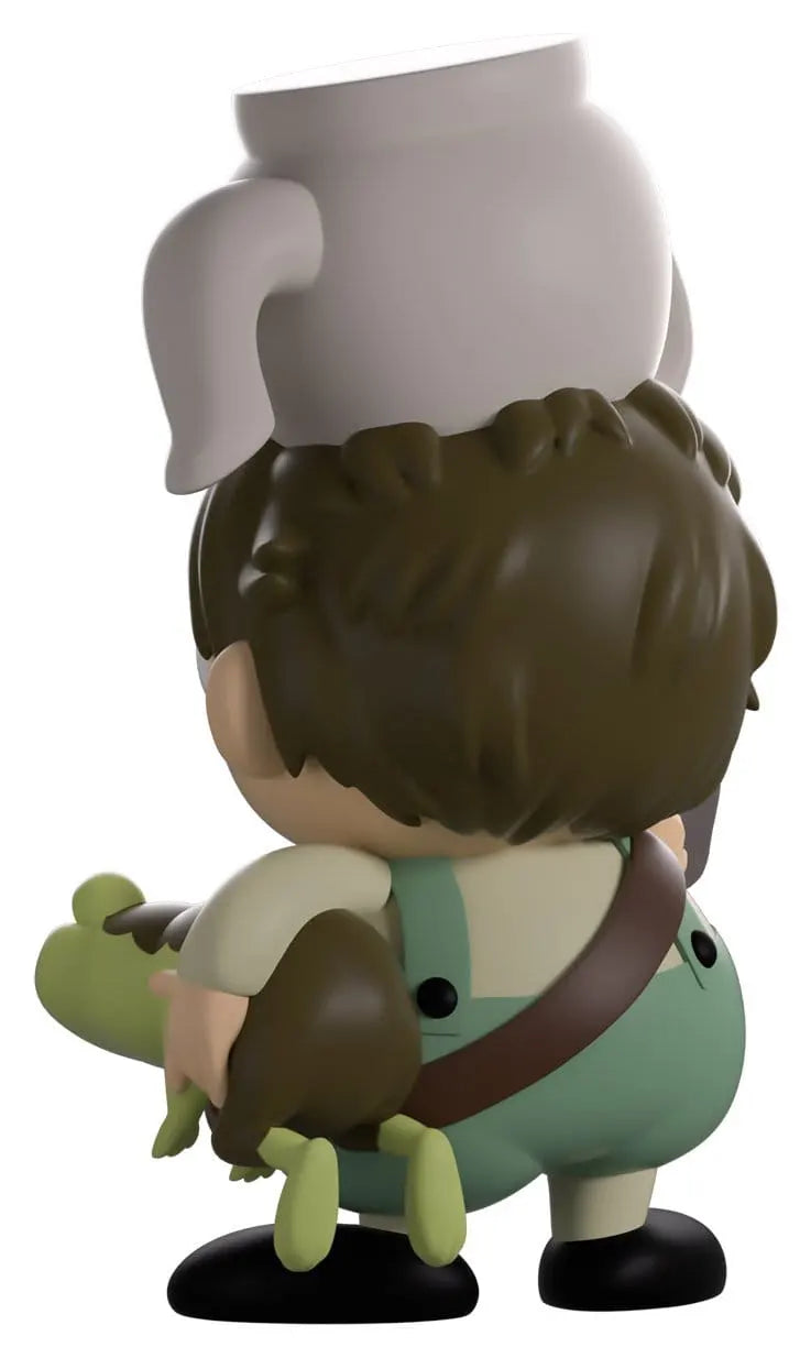 Greg Youtooz figure with teapot hat rear angle