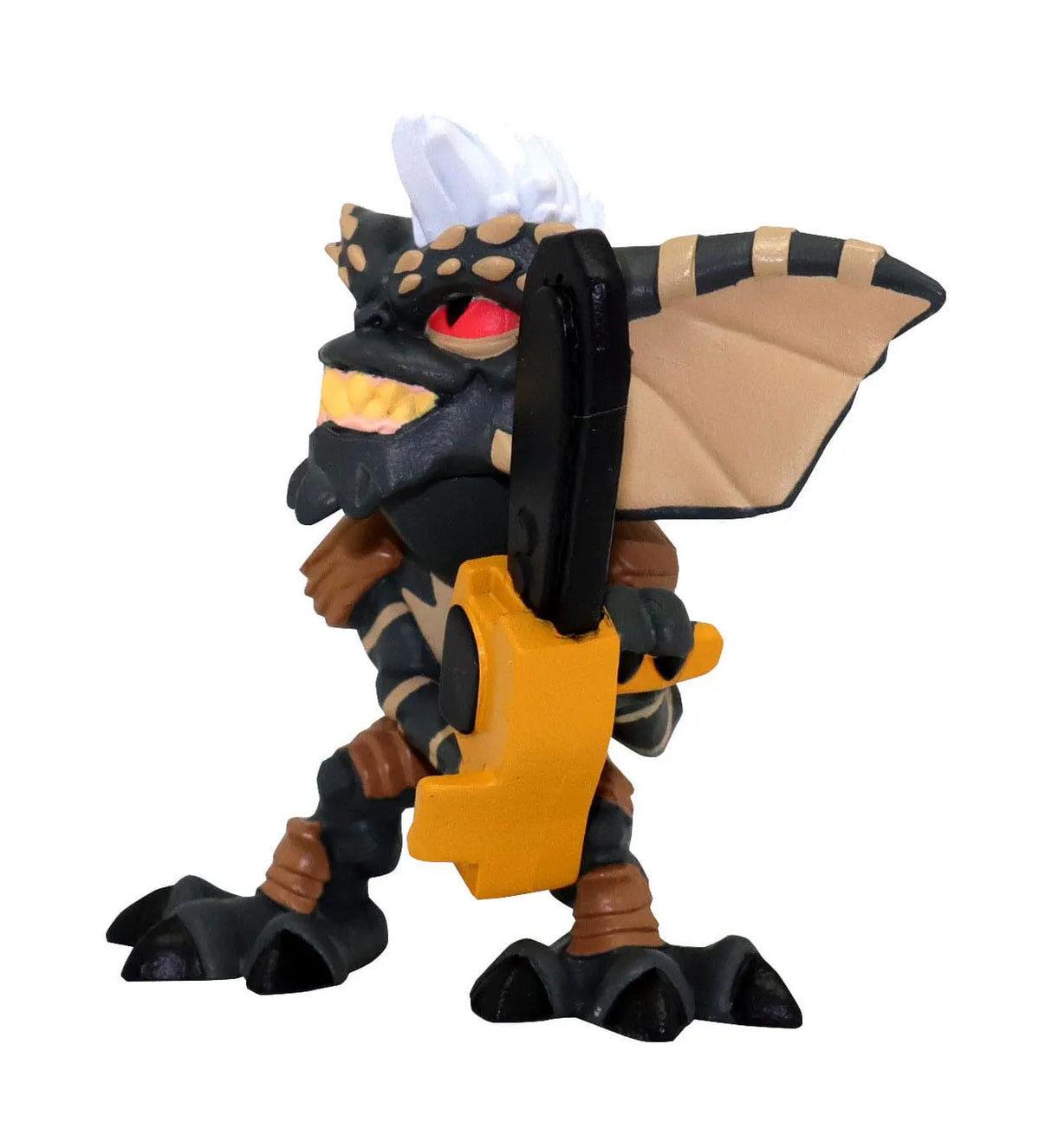 Stripe Gremlin mini figure holding a chainsaw from Gremlins Blind Box Wave 1.