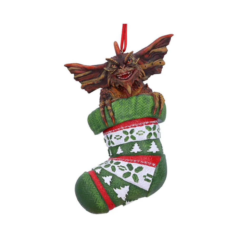 Gremlins Mohawk in Stocking Hanging Ornament front view
