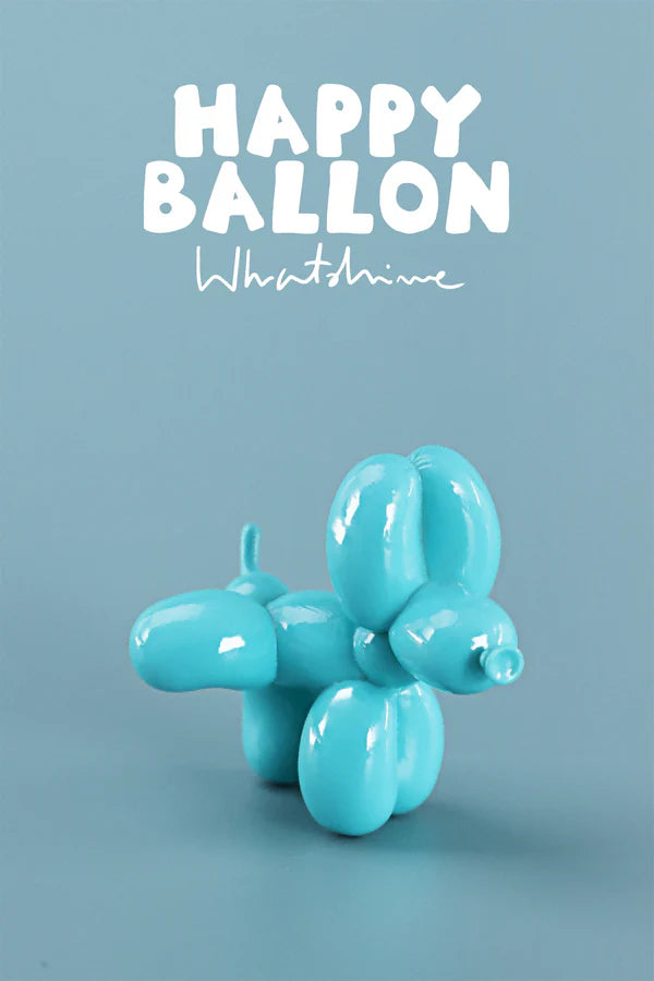 Blue balloon dog collectible vinyl figure from Whatshisname Blindbox Series 1.