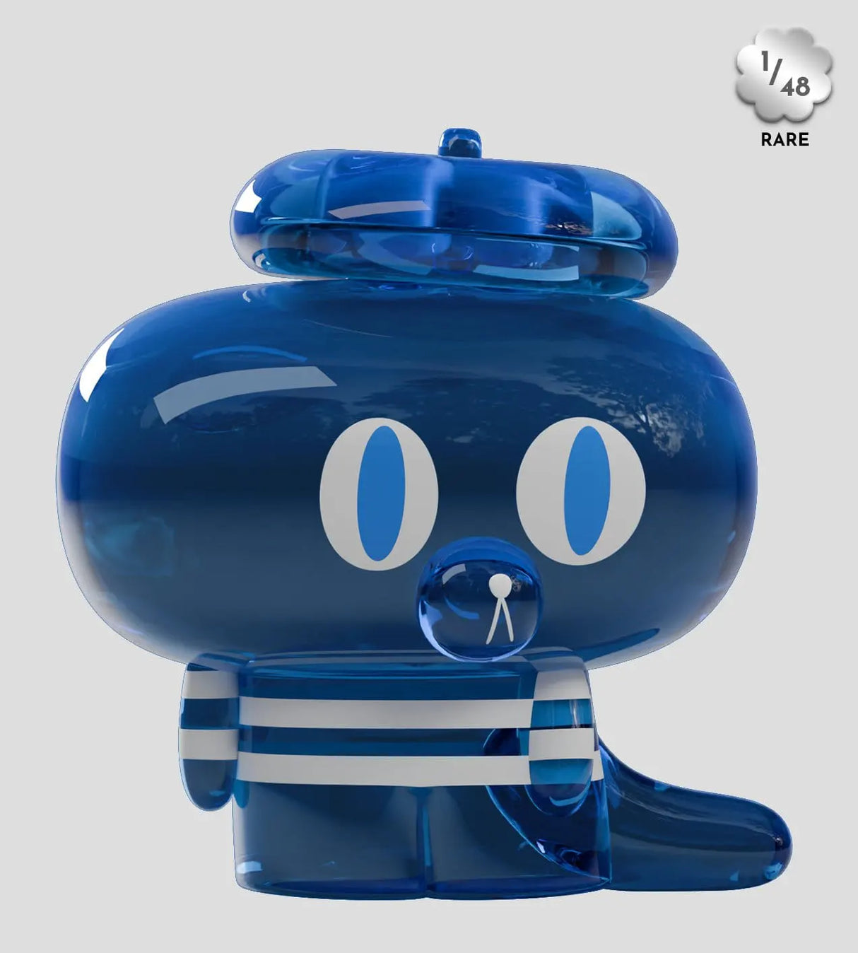 Rare blue transparent Hard Stare Pierre resin figure 1 in 48