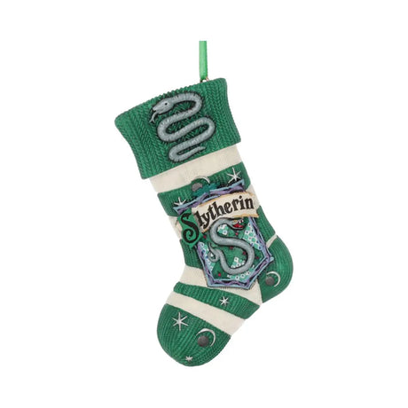 Harry Potter Slytherin stocking ornament with detailed crest