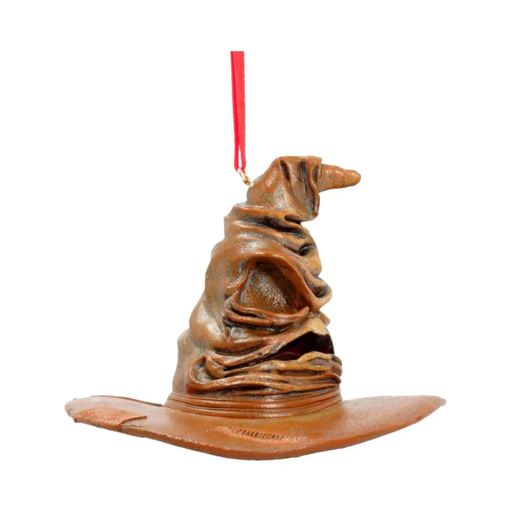 Side profile of Sorting Hat resin painted ornament