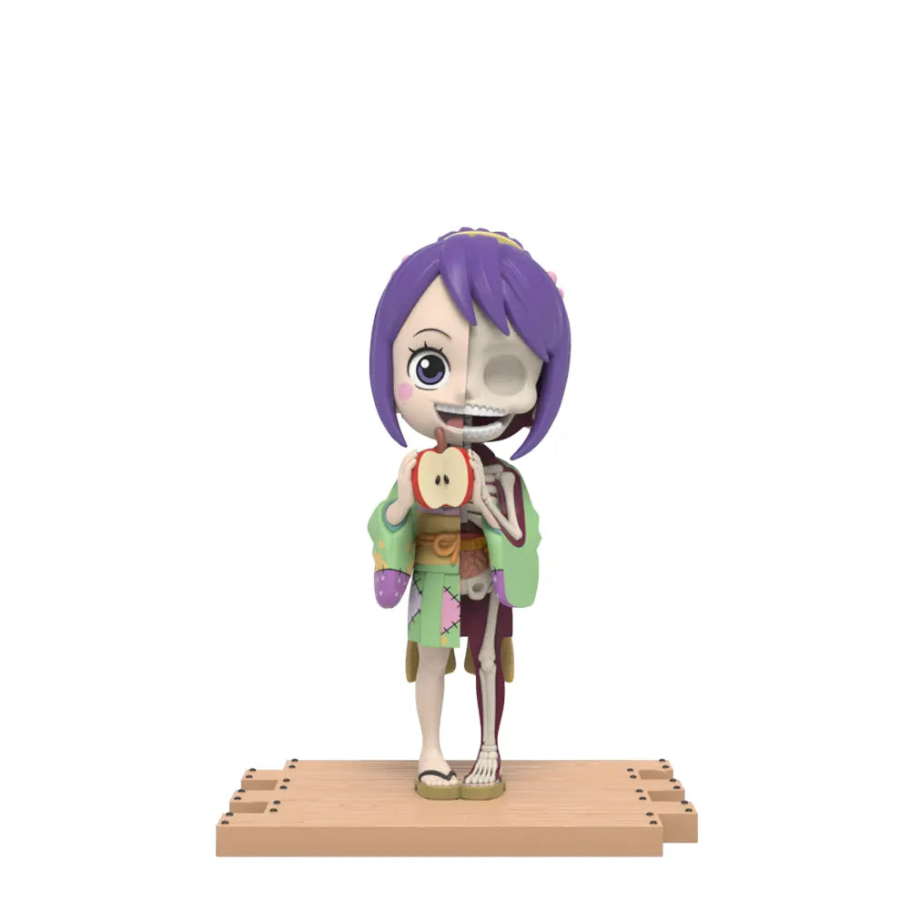 Freeny’s Hidden Dissectibles One Piece Ladies Edition Otama collectible figure with Wano kimono and half anatomical cutaway
