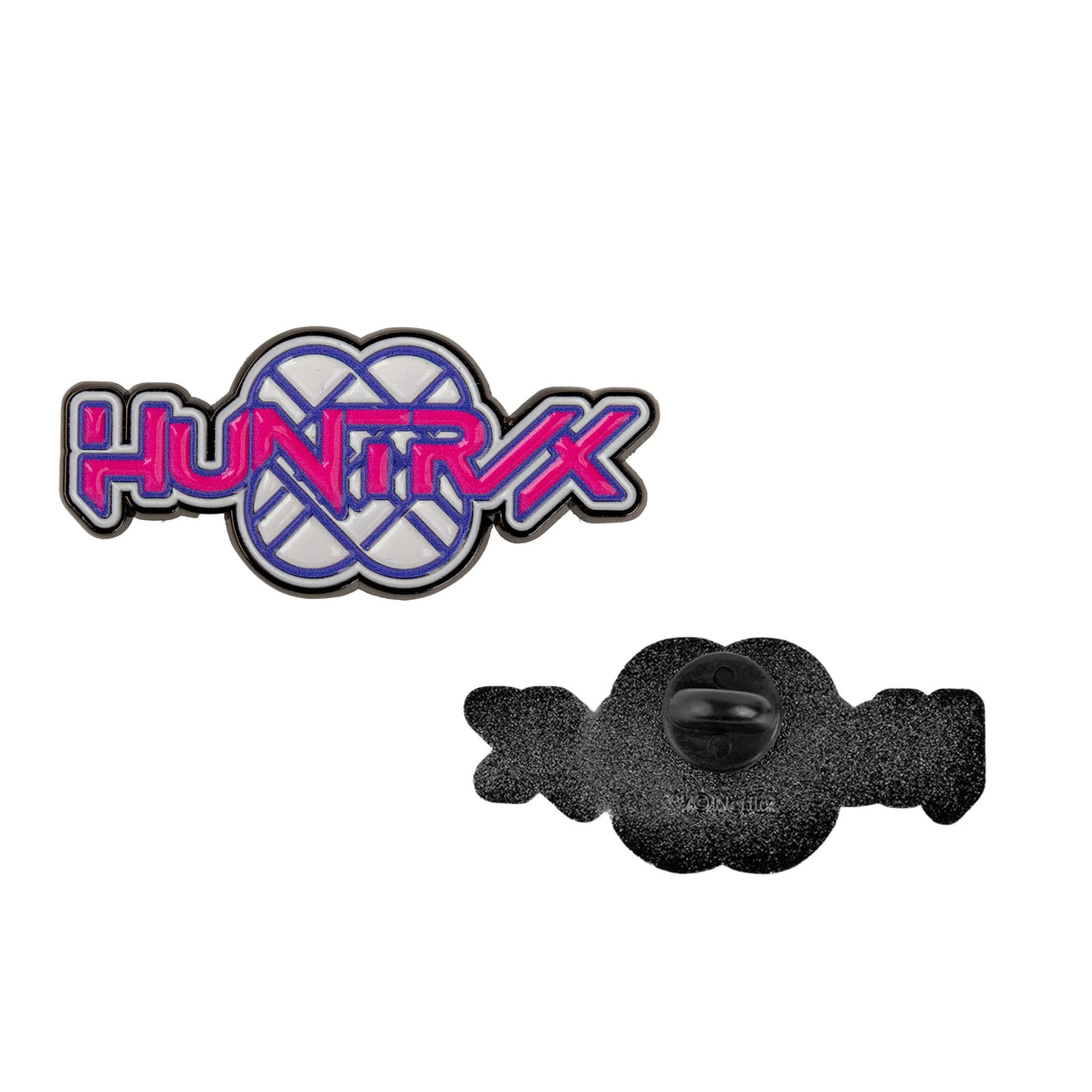 HUNTRIX pin front and back view