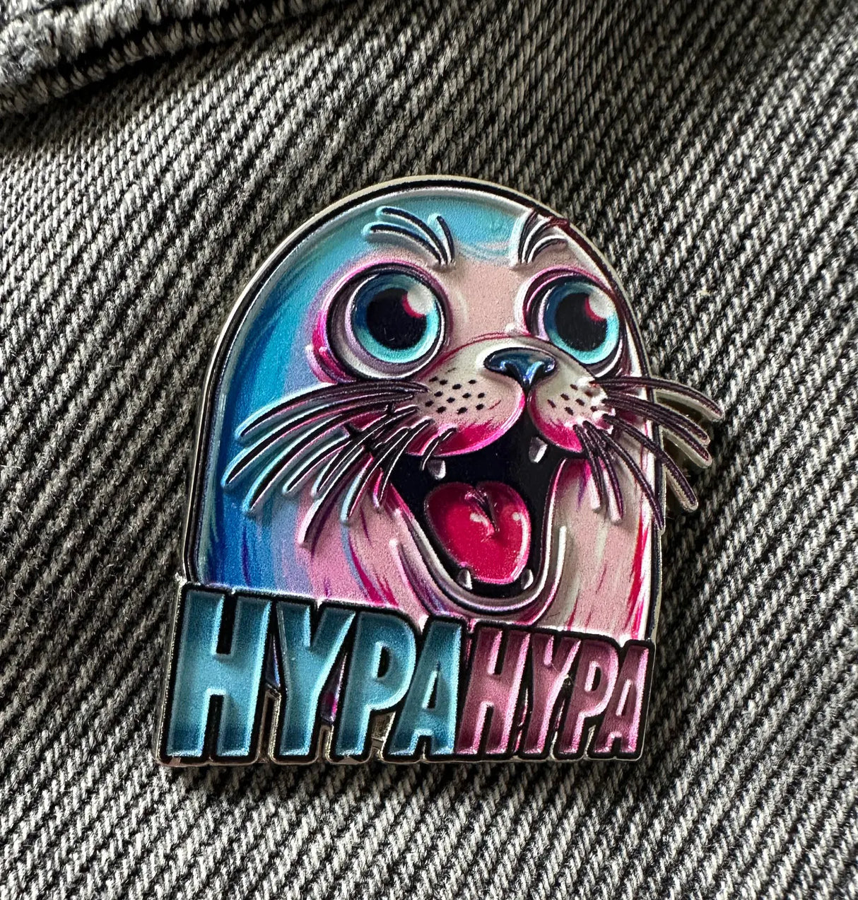 HypaHypa Seal Enamel Pin