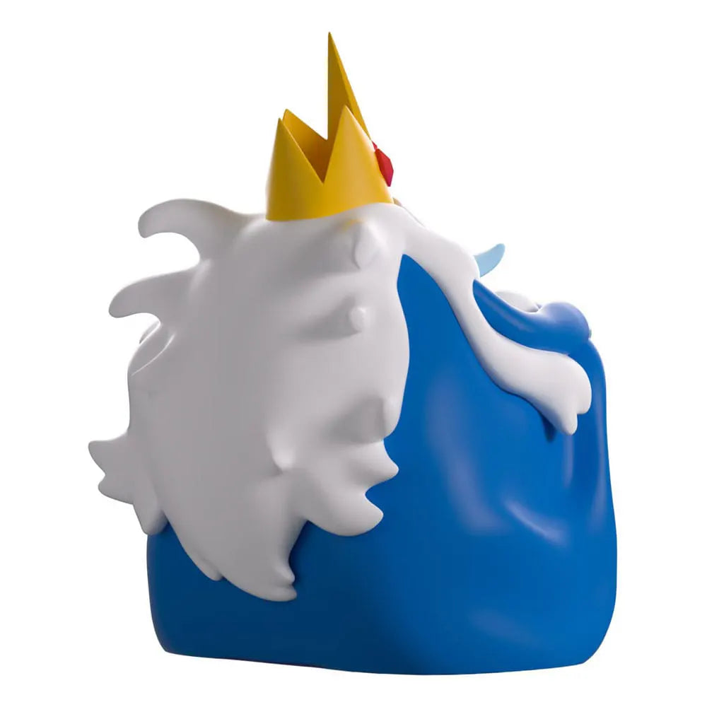 Rear angle of Ice King Youtooz vinyl figure highlighting cloak and flowing hair.
