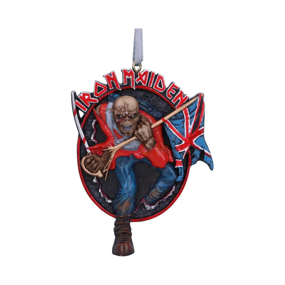 Iron Maiden The Trooper Hanging Ornament front view