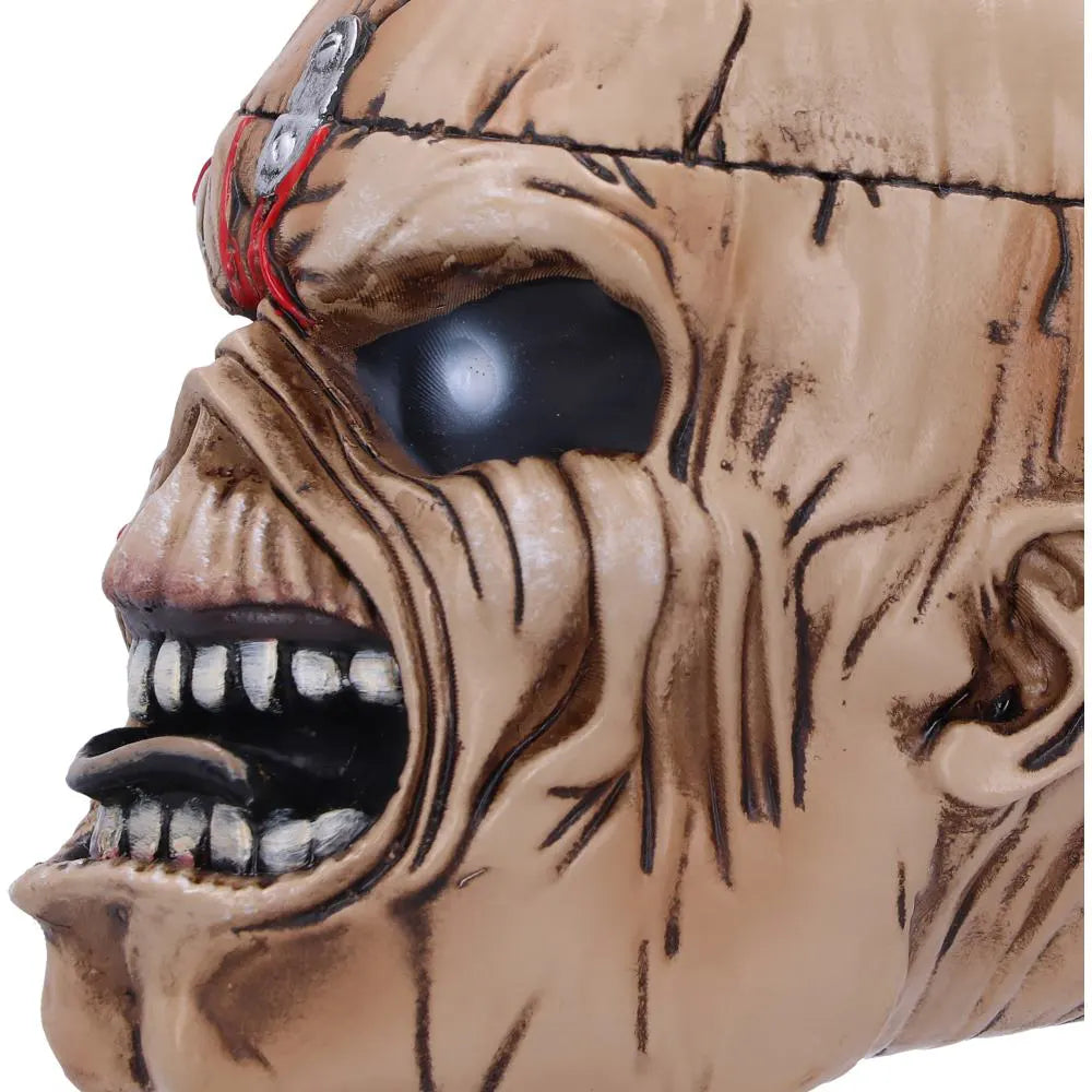 Side close-up of the Iron Maiden Trooper Eddie ornament