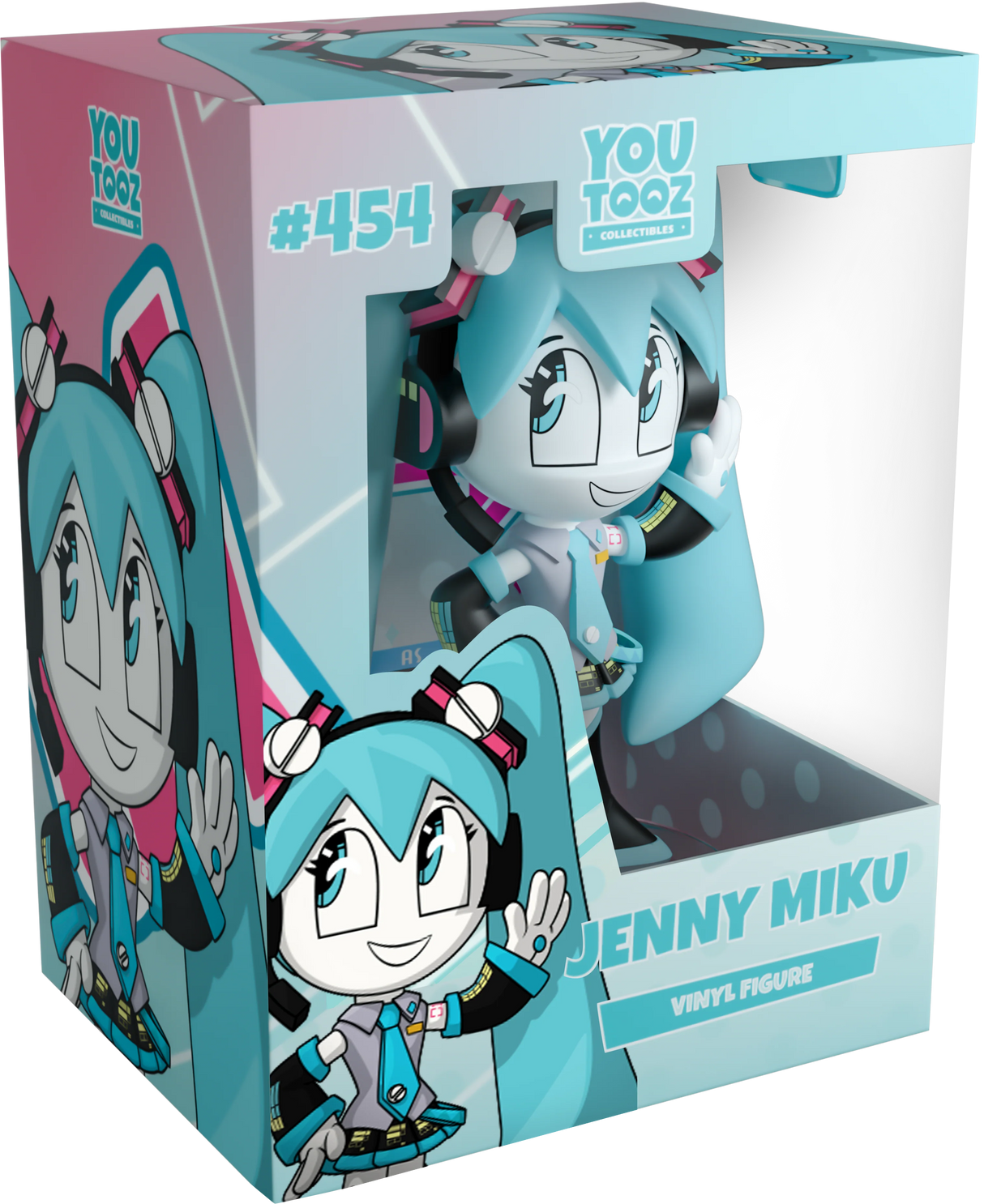Jenny Miku Youtooz vinyl figure in original Youtooz packaging with character artwork