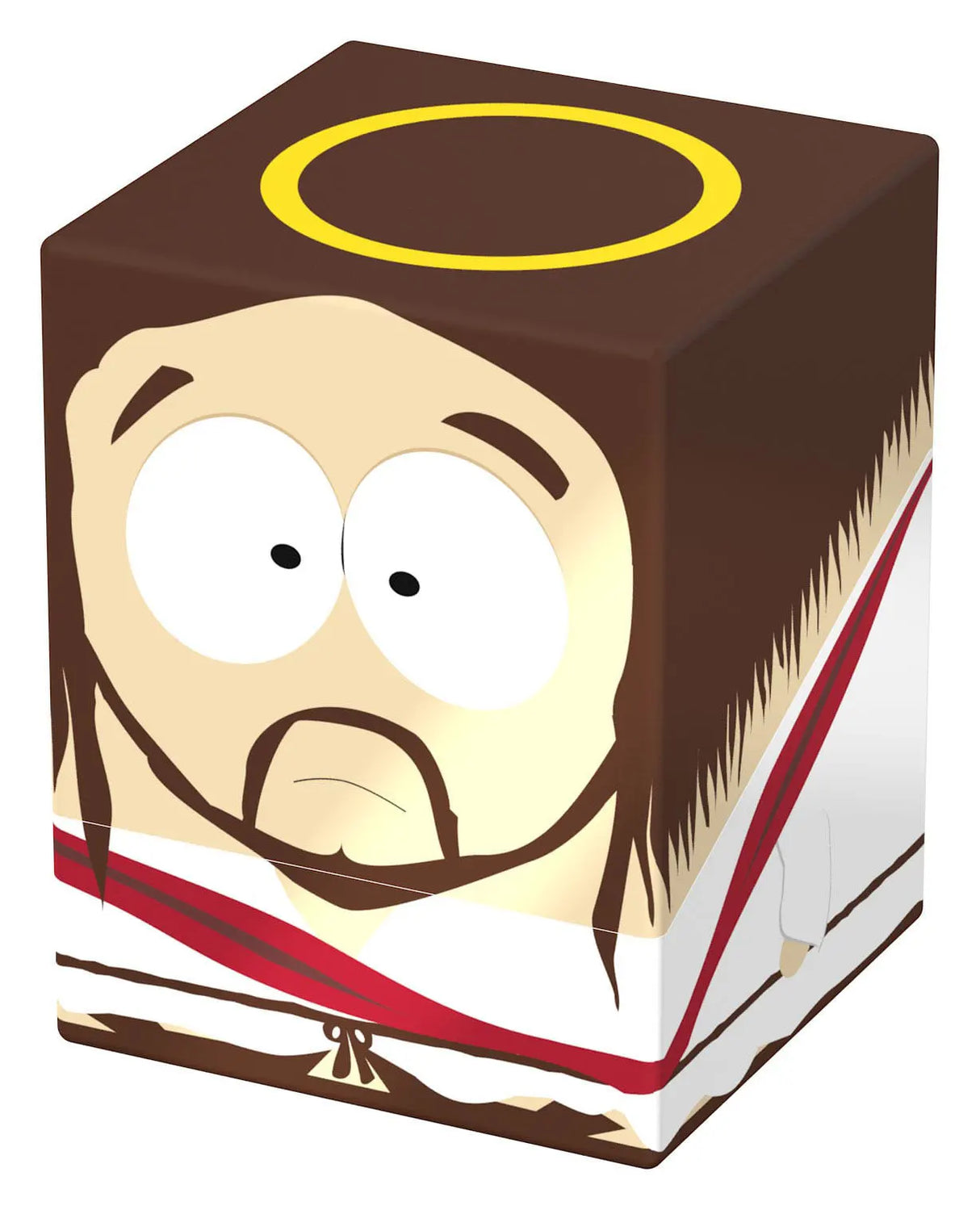 Jesus Squaroes South Park SP017 deck box with halo design on top.