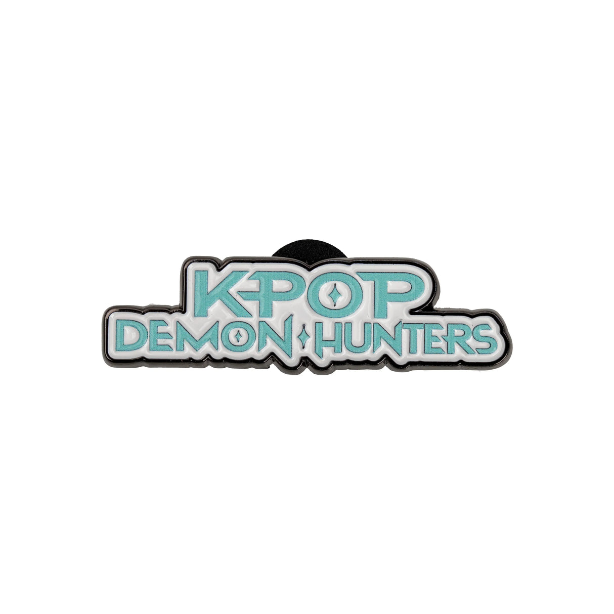KPop Demon Hunters logo pin front close up